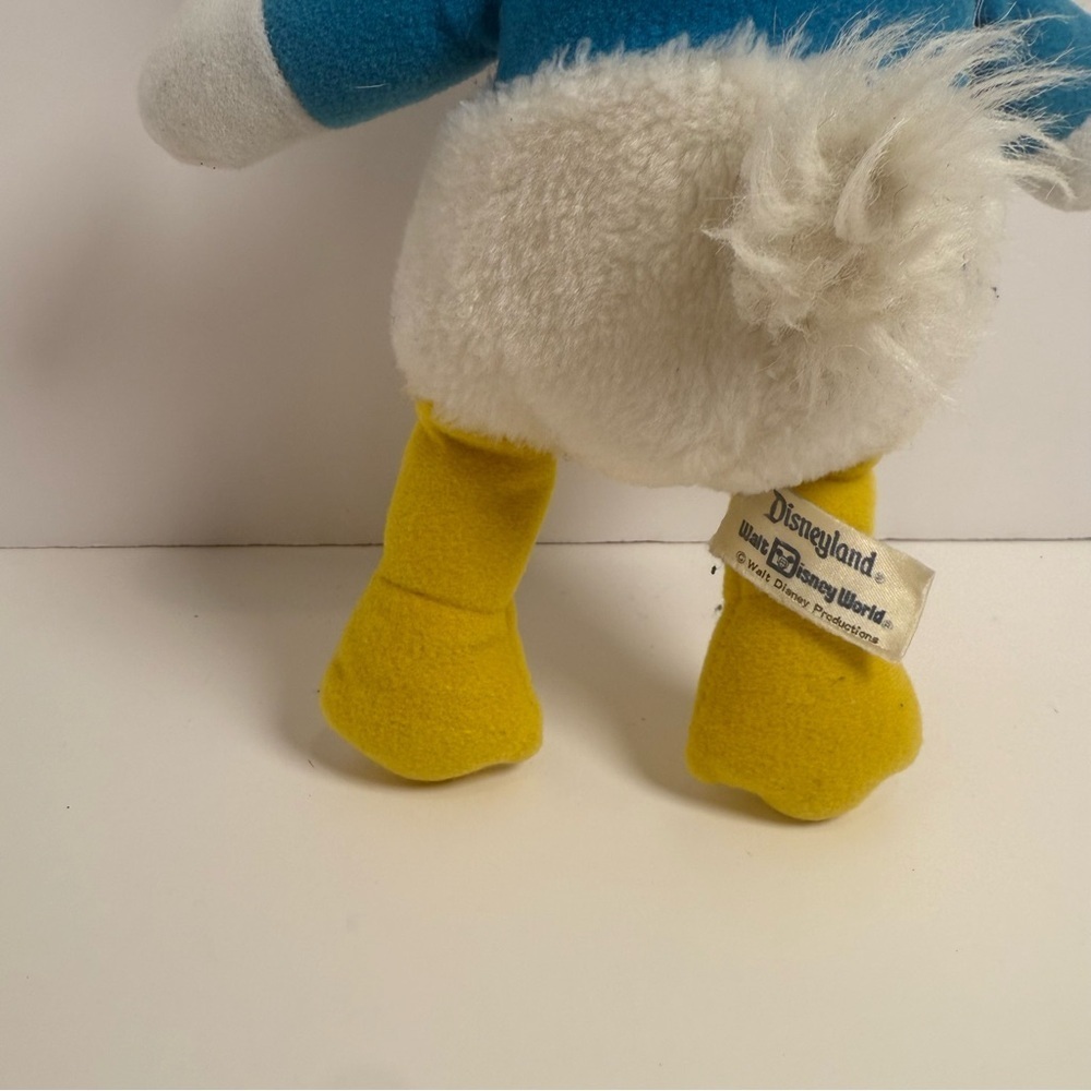 Vintage Disneyland Old Style Donald Duck Plush Stuffed Animal (Korea) VGC - Picture 7 of 9